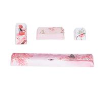 ciciglow Kit De Teclas Personalizadas, 4 Piezas Interesantes Kit De Teclas De Teclado Mecánico DIY Que Incluyen Espacio, ESC, Enter Y Teclado Numérico para Ingresar Snow Ice City Pattern Keycaps