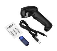 ciciglow Lector de Escáner, Escáner de Código de Barras Inalámbrico de Mano Modos de Conexión Dual de 2,4 GHz Alta Sensibilidad para Almacén, Supermercado, Hotel Y Más(Negro)