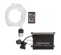 ciciglow Luces de Fibra óptica, Múltiples Modos Juego de Luces Sensoriales de Fibra óptica Compatible con Cambio de Lámpara RGBW Luces de Techo de Fibra óptica 2m / 6.6ft