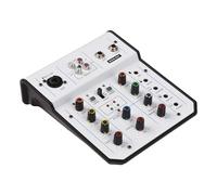 ciciglow Mezclador de Audio Consola de Mezclas Profesional de 3 Canales para Home Studio DJ Network Transmisión en Vivo Conectores XLR/6,35 Mm/3,5 Mm Mezcladores de Grabación Multifuncionales para