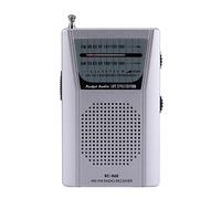 ciciglow Mini Radio Am/FM, Reproductor de Radio de Sintonización Digital Portátil Altavoz Incorporado Radio Universal para Caminar Al Aire Libre