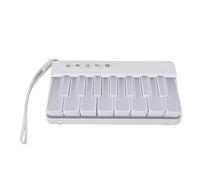 ciciglow Mini Teclado de Piano para Niños, Juguete de Piano de Viaje Portátil con Luces de 7 Colores, Juguete Musical Interactivo con Múltiples Métodos de Juego para Niños y Niñas