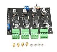 ciciglow Módulo de Fuente de Alimentación Multicanal, Convertidor Buck de Salida de Voltaje Ajustable con 4 Canales LM 2596 3,3 V 5 V 12 V Fuente de Alimentación Adj