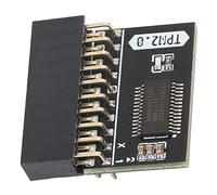 ciciglow Módulo de seguridad de cifrado TPM 2.0, módulo TPM de 20 pines para Win11 para Gigabyte para ASUS 2x10P módulo de seguridad de procesador criptográfico independiente