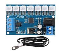 ciciglow Módulo RS485 de 7 Canales, Medición de Sensor de Temperatura Módulo de Control RS485 247 Módulos en Cascada RS485 Sensores Adaptados a la Placa