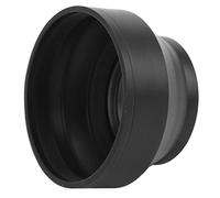 ciciglow Parasol de Lente de 3 Usos de para Evitar Huellas Dactilares Adecuado para Varias Marcas Parasol de Metal de Goma para Fotógrafos (52mm)