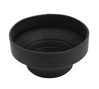 ciciglow Parasol de Lente de 3 Usos de para Evitar Huellas Dactilares Adecuado para Varias Marcas Parasol de Metal de Goma para Fotógrafos (55mm)