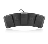 ciciglow Pedal de Interruptor de Pie Triple USB,Pedal de Interruptor de Pie Mecánico,Teclado de Ratón con de Programable de 3 Teclas para Pruebas de Juegos