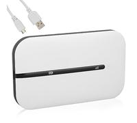 ciciglow Punto de Acceso WiFi Móvil, Enrutador WiFi 4G LTE Portátil E5576 320 con Ranura para Tarjeta SIM para Teléfono, PC, Tableta, Portátil, Enrutador de Viaje con Batería de 1500 MAh