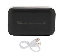 ciciglow Punto de Acceso WiFi Móvil, Enrutador WiFi 5G Desbloqueado 4G LTE Portátil USB 300Mbps con Ranura para Tarjeta SIM, Enrutador de Viaje con Batería de 10000mAh
