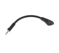 ciciglow Reemplazo de Micrófono para ROG Delta S, Micrófono de Juego con Reducción de Ruido con Punta Chapada en Oro, Auriculares para Juegos Desmontables Plug and Play de 3,5 Mm