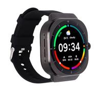 ciciglow Reloj Inteligente, Pantalla de 1.46 Pulgadas de Pantalla 360x360 con Call 100 Sports Modes Sleep Tracker, para Ejecutar el Ciclismo de Senderismo Yoga (Black)