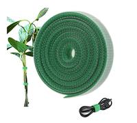 ciciglow Rollo Adhesivo, resellable de 2 m * 10 mm para Plantas, Corbatas para Jardín de Plantas Verdes, Corbatas Ajustables de Nailon para Jardín para árboles de Vid de Tomate