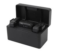 ciciglow System de Micrófono Inalámbrico Lavalier, Estuche de Carga con Pantalla de Batería, Cancelación de Ruido de Retardo Ultrabajo 2,4G, para Entrevista de Grabación Telefónica