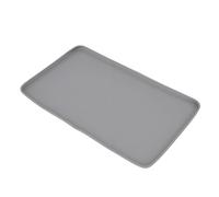 ciciglow Tapete de café de Silicona, Tapetes Antideslizantes a Prueba de Agua y Calor para Secar Platos, Almohadilla Decorativa de Barra Fácil de Limpiar con Bordes Elevados para (15.75x19.69in)