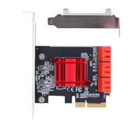 ciciglow Tarjeta Adaptadora PCIe 3.0 X4 a 3, Potente Expansión, Transmisión Rápida, Estable y Duradera, Compatible con Varias Computadoras, Fácil Instalación para una e
