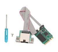 ciciglow Tarjeta de Red M.2, Adaptador Ethernet 2.5G 1000 100Mbps Puerto RJ45, Tarjeta de Red Gigabit para Estación de Trabajo de Servidor de Escritorio, Compatible con 7, 8, 10, 11,
