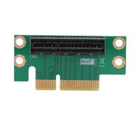 ciciglow Tarjeta Elevadora PCI Express 4X, Tarjeta Adaptadora de 90 Grados, Transmisión Estable, Ideal para Diseño Gráfico, Juegos, Visualización de Vídeos, Adecuada para Servidores 1U 2U