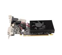 ciciglow Tarjeta Gráfica de Computadora GT730, 2G 64 bits DDR3 PC Ventilador de Enfriamiento único Soporte de Ventilador de Enfriamiento único Salida HDMI VGA DVI Interfaz de Bus PCI