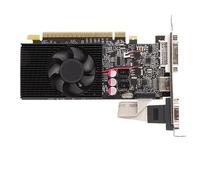 ciciglow Tarjeta Gráfica para Computadora, GT730 2GB GDDR3 Tarjeta Gráfica de 64 bits Compatible con HDMI VGA Interfaz DVI Ranura para Tarjeta Gráfica PCI Express 2.0 con Ventilador de