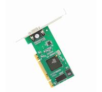 ciciglow Tarjeta Gráfica VGa PCI de 32 bits, Tarjeta Gráfica PCI de 8 MB, Sistema de Canciones VOD Compatible, PCI con Dos Notc, Modo Multipantalla Compatible, para ATI Rage X