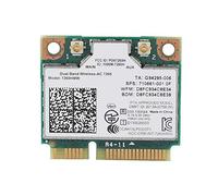 ciciglow Tarjeta inalámbrica, Banda Dual Universal Bluetooth 4.0 Tarjeta de Red 2.4GHz 5GHz Half Mini PCI-E Tarjeta WiFi Soporte 802.11ac/a/b/g/n WIDI Compatible con