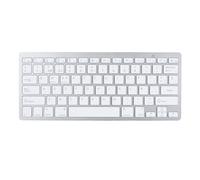 ciciglow Teclado Bluetooth, Teclado Ultradelgado Teclado Inalámbrico Portátil Teclado de Idioma Bilingüe para iOS, para Android, para para SmartTV, para OS X (Español)