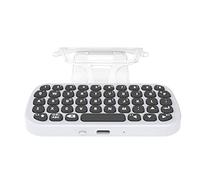 Ciciglow Teclado Inalámbrico Bluetooth Mini para PS5 - Accesorio de Chat Con Soporte de Clip para Controlador