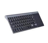 ciciglow Teclado Inalámbrico Portátil con Panel Táctil, Diseño Delgado para PC/Notebook/TV Box