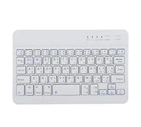 ciciglow Teclado inalámbrico ultradelgado Teclado Bluetooth inalámbrico en Idioma tailandés de 7-8 Pulgadas para Sistemas Android/iOS/Windows