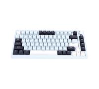 ciciglow Teclado Mecánico Inalámbrico, 81 Teclas 75% de Diseño Bluetooth 2.4GHz USB C Teclado para Juegos, Blue Switch V6.0 con Retroiluminación RGB de 16M para PC Portát (Islandia Azul)