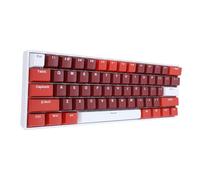 ciciglow Teclado para Juegos, 2.4G / BT3.0 5.0/Tipo C Teclado Mecánico con Cable, Retroiluminación RGB 61 Teclas Teclado de Computadora con Interruptor Azul para para para