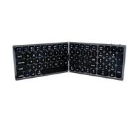 ciciglow Teclado Plegable FK328, Inalámbrico BT3.0, Diseño Compacto, Diseño Portátil, Compatible con iOS//, Batería Recargable, con área Numérica