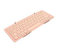 ciciglow Teclado Plegable, Teclado Plegable Inalámbrico Portátil, Mano de Obra Meticulosa, Plegable Triple, Compacto para Teléfonos Móviles, Escritura Suave (#2)