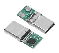 ciciglow USB C Breakout, 20V 8Pin USB Tipo C Breakout Board 3A USB C Macho Adaptador Tipo C Macho Enchufe Conector para Tablet Laptop (Tipo C Macho 20V)