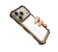 CiciRay Trading 1 Uds. Funda Transparente a Prueba de Golpes for teléfono iPhone 17 16 15 14 13 12 11 Pro X XR XS MAX Plus Air, Fundas Parachoques Transparentes Suaves(Black,iPhone X)