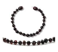 Cici's Story Pulsera/Tobillera de ámbar báltico(Unisexo)(Cherry) - 16cm Long - Hecho a Mano, Probado en Laboratorio, auténtico ámbar