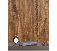 CiCiwind 44 * 500 CM Papel tapiz Traje Armario Mesa Imitación Madera Roble Papel adhesivo Marrón Muebles decorativos Calcomanías Muebles Impermeable Grueso Autoadhesivo