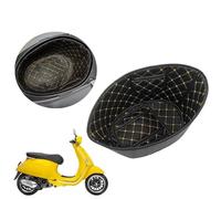 CiCixixi Para Vespa Motocicleta Trasero Tronco Cubo de Almacenamiento Funda de Cojín Funda de Cuero PU pad Accesorios,Almohadilla interior para motocicleta