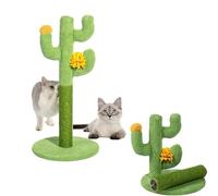 CiCixixi Poste Rascador Cactus 60 cm Sisal Natural para Gatos Verde