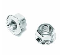 Cicli Bonin Shimano Flanged Rear Type Nut Accesorios Bici, Unisex Adulto, Plata, Talla estándar