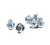 Cicli Bonin, Talla Estándar M8 x 12 Hexagonal Stabilizer Tornillos, Plata, Unisex Adulto, Silver