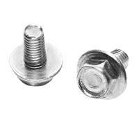 Cicli Bonin, Unisex, 8 mm Short Hexagonal Tornillos, Plata, Silver