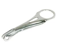 Cicli Bonin Unisex Deporte Zinc Perforado Luces Apoyo, Plata, 1 "