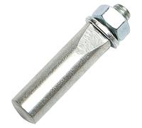 Cicli Bonin Unisex Mounted SpeedLE Blunt Tuerca Clave, Plata, 9 mm