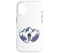 Ciclismo a través de montañas y bosques Carcasa para iPhone 16