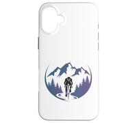 Ciclismo a través de montañas y bosques Carcasa para iPhone 16 Plus