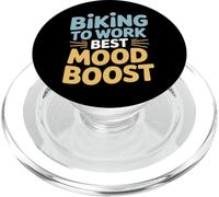 Ciclismo al Trabajo El mejor impulso del estado de ánimo Viaje en bicicleta PopSockets PopGrip para MagSafe
