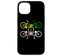 Ciclismo Amarillo Verde Blanco Lunares Carcasa para iPhone 13