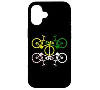 Ciclismo Amarillo Verde Blanco Lunares Carcasa para iPhone 16
